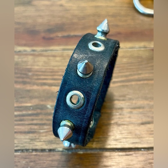 Leather Cuffs x5 | Punk / Metal Music | Rock Star Style | Genuine Leather - Picture 9 of 15